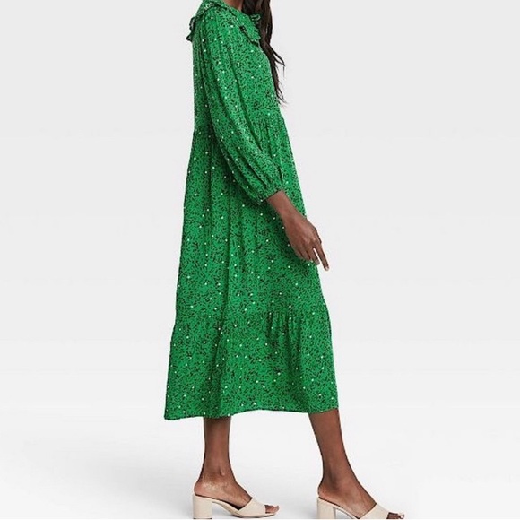 Who What Wear Spots and Dots Maxi Dress - Picture 3 of 4